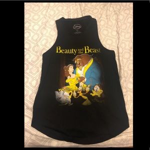 Disney beauty and the beast tank top